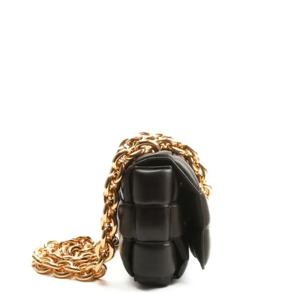 Bottega Veneta Cassette Chain Bag - Chocolate